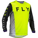 FLY 376-423M 23 KINETIC KORE MXジャージ ハイビス/ブラック M バイク ウェア メッシュ