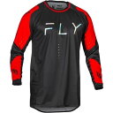 FLY 377-120X 24 EVOLUTION DST MXジャージ ブラック/レッド XL バイク ウェア ストレッチ メッシュ