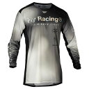 FLY 377-724L 24モデル LITE Special Edition Legacy MXジャージ ライトグレー/ブラック/ L バイク ウェア メッシュ(2)