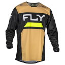 FLY 377-522S 24モデル KINETIC RELOAD MXジャージ カーキ/ブラック/ハイビス S バイク ウェア メッシュ ストレッチ