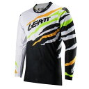 LEATT 5023031001 23 5.5 ULTRAWELD MXジャージ シトラスタイガー M バイク ウェア ストレッチ 撥水 メッシュ