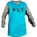 FLY 376-822L 23 F-16 MXジャージ スカイブルー/ライトグレー L ガールズ バイク 女性 ウェア(2)