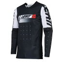 LEATT 5024080431 24 4.5 LITE MXジャージ ブラック M バイク ウェア ストレッチ メッシュ