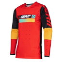LEATT 5024080462 24 4.5 LITE MXジャージ レッド L バイク ウェア ストレッチ メッシュ