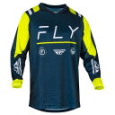 FLY 377-922M 24モデル F-16 MXジャージ ネイビー/ハイビス/ホワイト M バイク ウェア ストレッチ