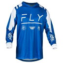 FLY 377-924L 24モデル F-16 MXジャージ トゥルーブルー/ホワイト L バイク ウェア ストレッチ