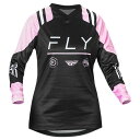 FLY 377-821S 24モデル F-16 MXジャージ ブラック/ラベンダー S ガールズ バイク 女性 ウェア(2)