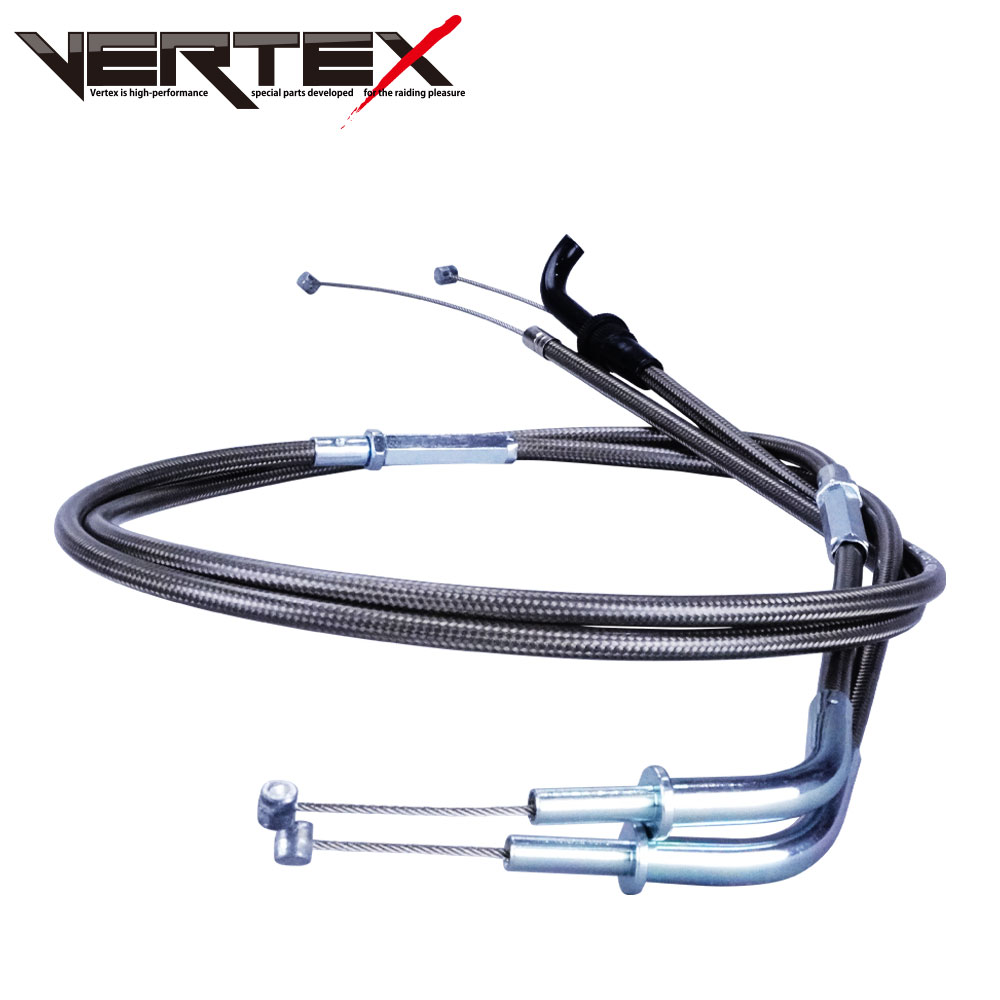 商品内容 商品名 Vertex CB1300SF (03〜10/SC54) ブラック メッシュ スロットルワイヤー 10cmロング メーカー Vertex(バーテックス) 適合車種 車種：CB1300SF (03〜10/SC54)　用 内容 ◆ブラック メッシュ スロットルワイヤー(引き戻し2本)　10cmロング×1 ワイヤーアウター：ブラック メッシュ アウター ワイヤー長：純正長より、10cmロング 【ご注意】 ノーマル仕様車に対応しています。 キャブレターやスロットルホルダー等を変更されている場合はお取り付けできません。 特徴 ◆インナーワイヤーには、高密度複ヨリ仕上によるステンレスワイヤーを採用◆アウター内側にはテフロンチューブを採用。伸びが少なくスムーズな動き！◆タイコとワイヤーをダイキャスト接合により引張強度250kgにも耐える接合力を実現◆安心の日本国内工場生産 配送方法 佐川急便のみ対応しております。一部離島等はこちらの都合で日本郵便で発送する場合も御座います。 ご注意 人気商品に付き稀に在庫を切らす事があります。お急ぎの方は必ず質問欄から在庫の確認をお願いします。お使いのPCや携帯電話などの環境により画像の商品と若干の色目が異なる事があります。ご了承ください。 CB1300SF (03-10/SC54) スロットルワイヤー アクセルワイヤー 10cmロング ブラック メッシュCB1300SF (03-10/SC54) スロットルワイヤー アクセルワイヤー 10cmロング ブラック メッシュCB1300SF (03-10/SC54) スロットルワイヤー アクセルワイヤー 10cmロング メッシュCB1300SF (03-10/SC54) スロットルワイヤー アクセルワイヤー 10cmロング メッシュ