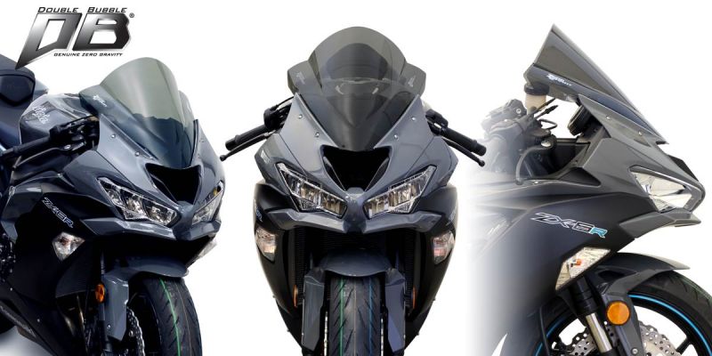 ZERO GRAVITY ゼログラビティ 1624702 スクリーン ダブルバブル スモーク ZX-6R 636 風防 風除け ウインドスクリーン メーターバイザー