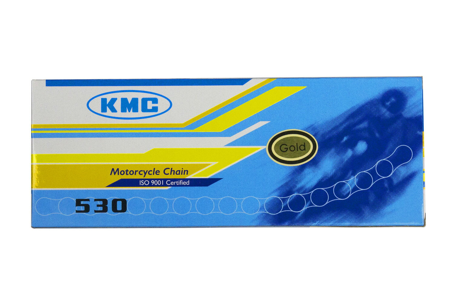 KMC バイク用ゴールドチェーン 530-110L ドライブチェーン ノンシール クリップ式 Chain 110リンク バイクパーツセンター