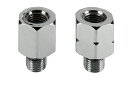 ミラー 逆ネジ アダプター 左右セット 8mm 2個入り バイクパーツセンター