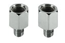 【18日限定!ポイント最大13倍!要エントリー】ミラー 変換アダプター 正ネジ 8mm→10mm 左右セット 2個入り バイクパーツセンター