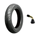 【期間中ポイント最大10倍!要エントリー】NBS 80/90-10 44J T/L バイク オートバイ タイヤ 高品質 & エアバルブ曲型1個付き