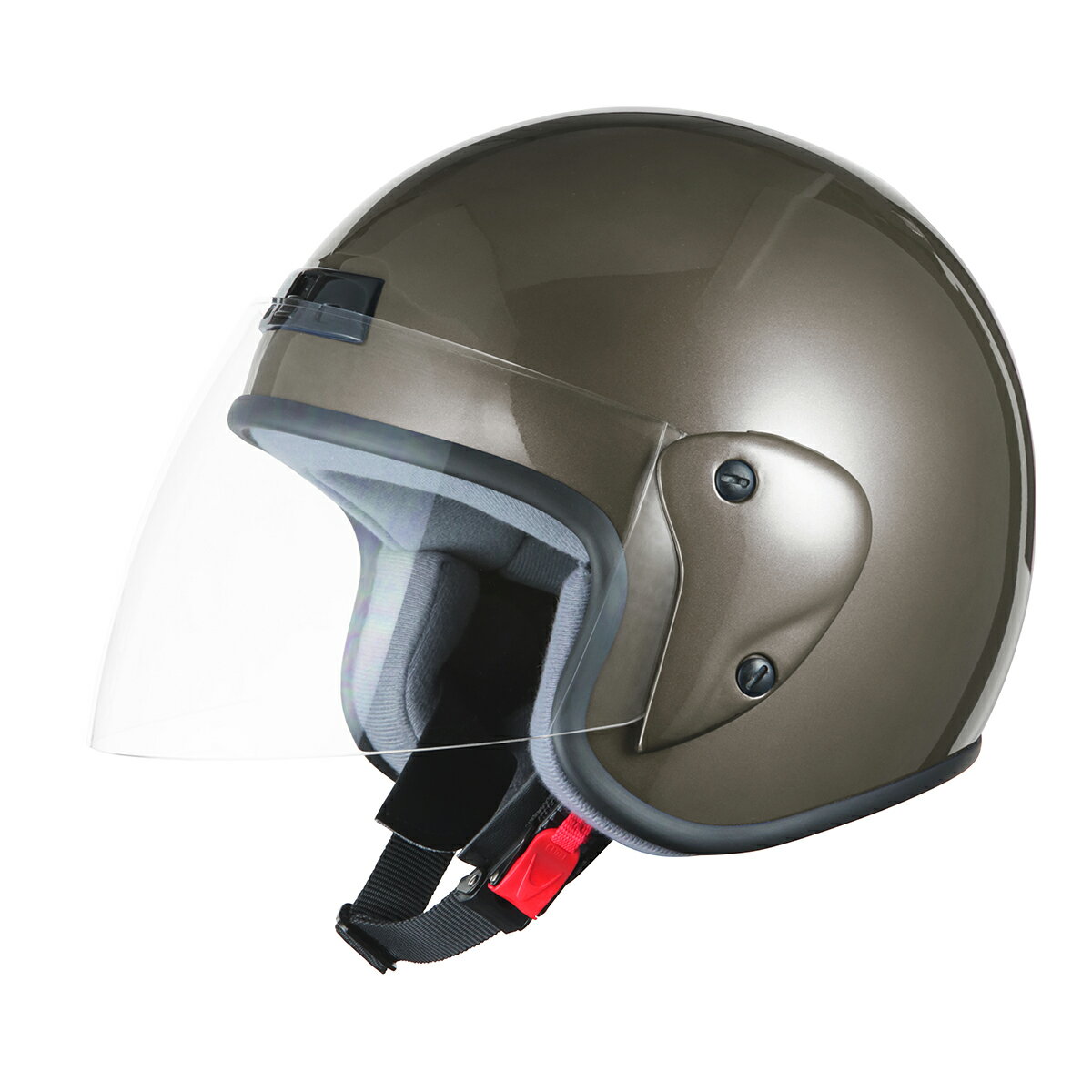 バイクヘルメット ジェットヘルメット ガンメタ フリーサイズ SG規格適合 PSCマーク付 バイク オートバイ ヘルメット…