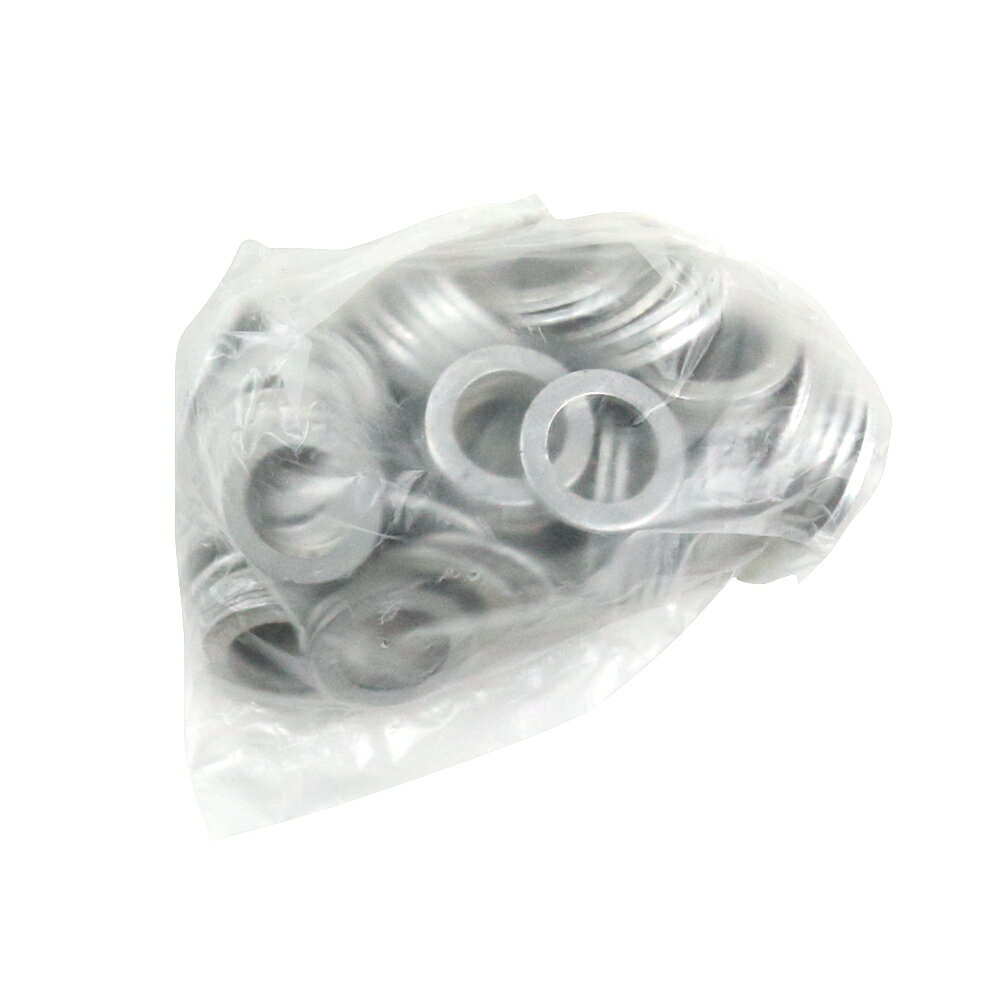 【1日はワンダフルデーP5倍！】アルミシーリングワッシャー 100枚 12X18X1.5mm バイクパーツセンター