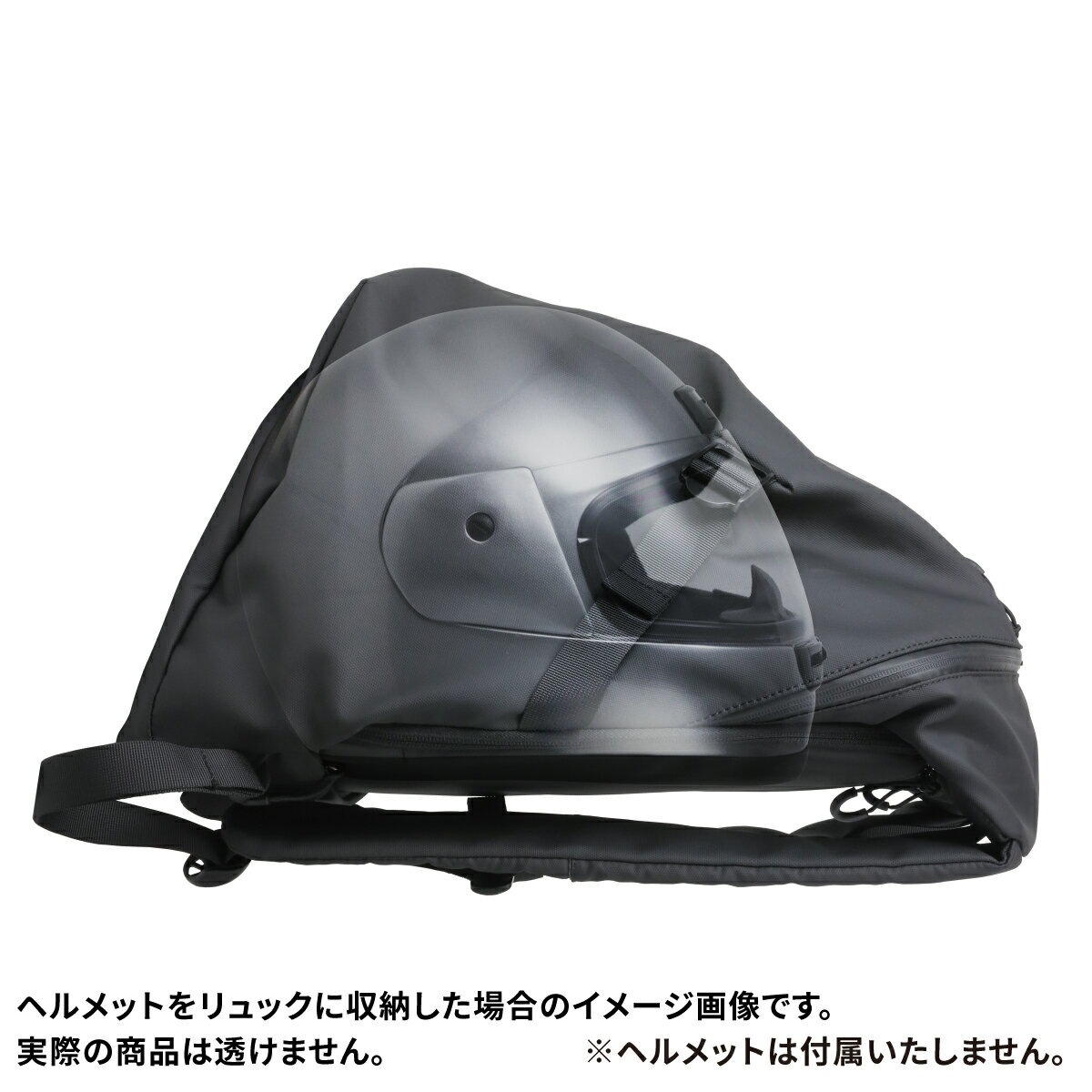 【SPRING SALE開催中！お買い得品！】バイク用ヘルメット収納リュックサック バッグパック かばん ヘルメット 2