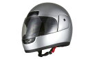 【期間中ポイント最大10倍!要エントリー】バイクヘルメット フルフェイス 銀 シルバー フリーサイズ SG規格適合 PSCマーク付 バイク オートバイ ヘルメッ...