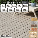 【クーポンで3%引】 超高耐久800kg 人工木 ウッドパネル 木目調 天然木粉 27枚 54枚 81枚 108枚 135枚 162枚 189枚 216枚 セッ...