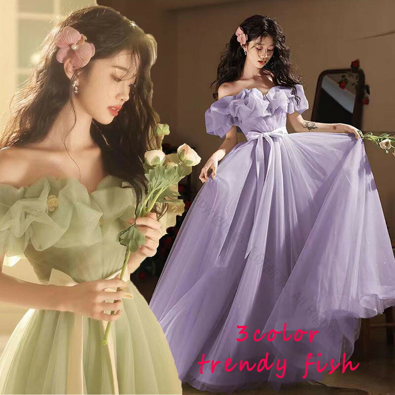 カラードレス 格安 ウェディングドレス 二次会 花嫁 ドレス イブニングドレス 発表会 オフショルダー Aライン 二次会 パーティードレス ピンク 結婚式 ロング丈 ピアノ グリーン パープル 成人式 お呼ばれ 海外挙式 家族挙式 1.5次会 編み上げ 前撮り対応