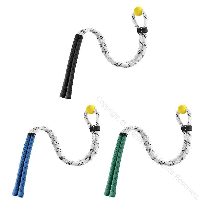ゴルフトレーニングロープ 軽量設計のトレーニング補助具 ゴルフスイング練習用 屋外対応 ゴルファー向..