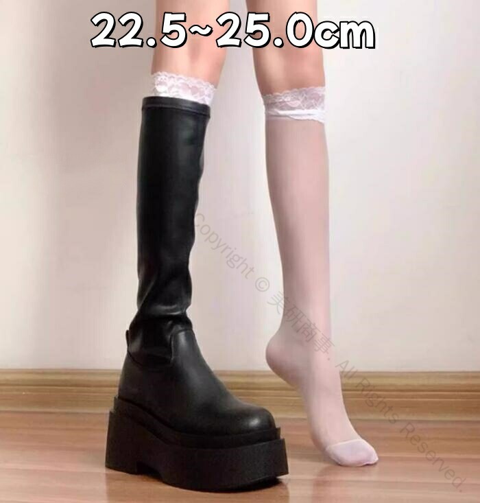 インヒールロングブーツ レディースブーツ ウエスタンブーツ ジョッキーブーツ エンジニアブーツ ハイヒール厚底靴 ニーハイブーツ サイドゴアブーツ ブーティーフ...