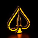 シャンパン展示台 LED お酒展示 ディスプレイ照明 発光 インテリア 七光 ボトル カコイイ 雰囲気 ホスト 店 飾り 新鮮 スペードA