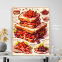 数字塗り絵 アートセット 知育玩具 手作りインインテリア ダイヤモンドペインティング フルーツ柄 リラクゼーション 子供向け アートフレーム おうち時間 DIYクラフト 初心者向け アートパネル 塗り絵セット