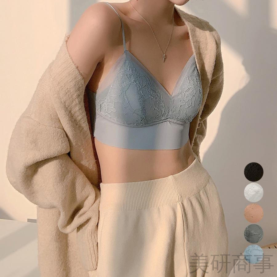 冷感タッチブラトップ レディース レース付き インナー 下着 吸汗速乾 通気性抜群 涼感素材で夏も快適なフィット感のある下着