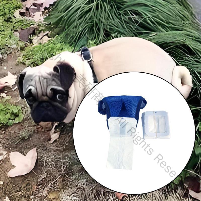 シニア犬用快適犬用うんち・排泄物収集パンツお得な排泄物収集バッグ10枚付き介護用衛生用品ペットケア..