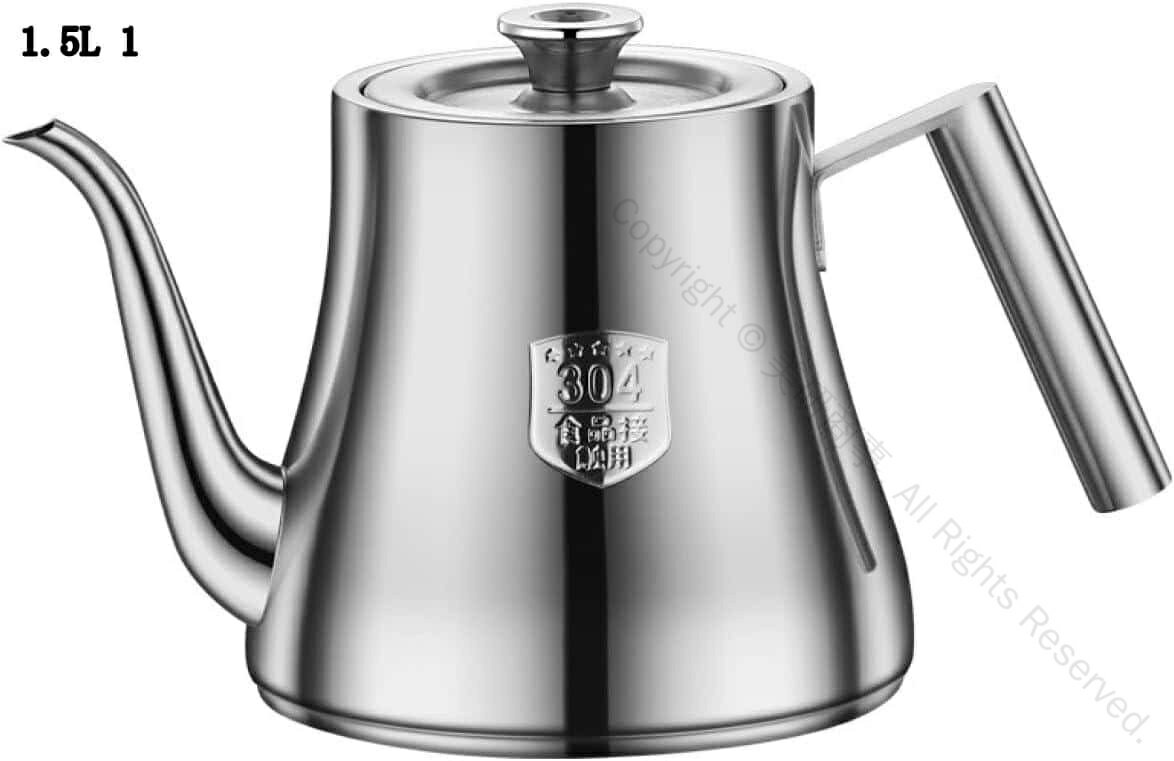 広口 ステンレス製 ハンドル 大容量 1.5L IH対応 おしゃれ ティーポット キッチン雑貨 キッチンツール ..