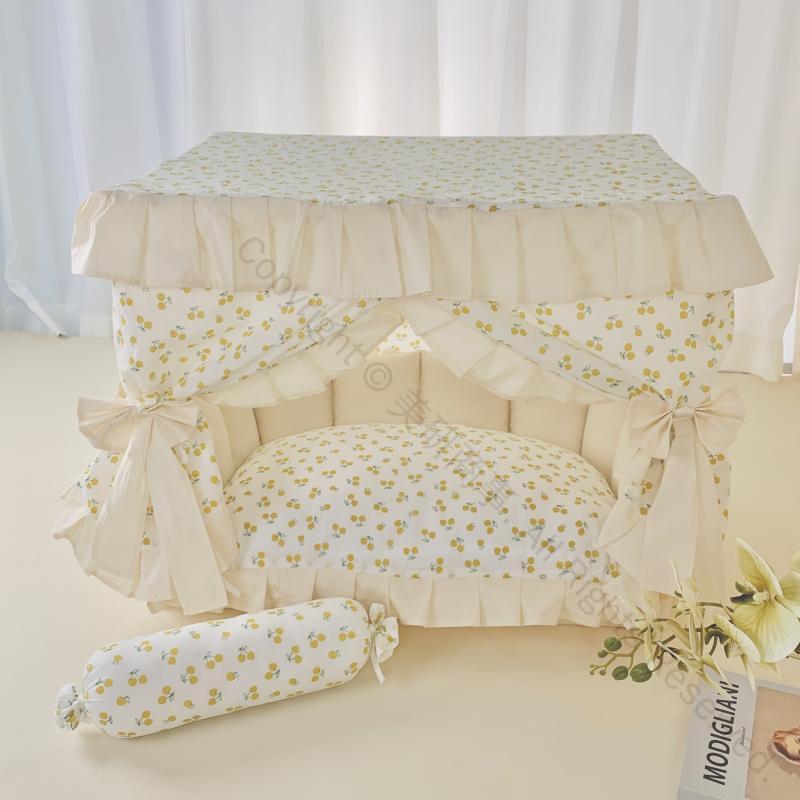 犬 猫 ペット ベッド 寝具 かわいい おしゃれ マット 秋冬用 小屋 小型 中型 取り外し可能 洗濯可能 洗..