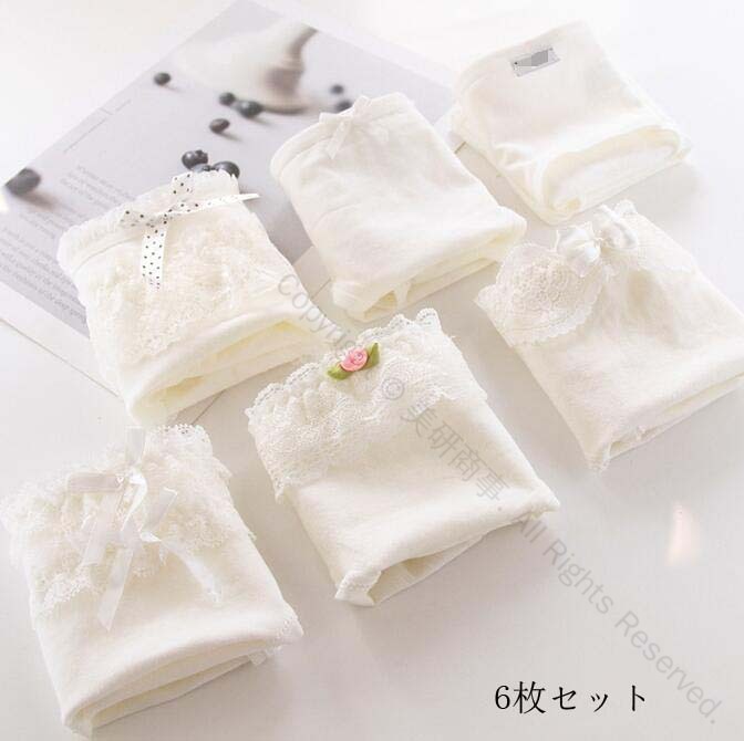 パンツ 快適 薄手 可愛い ショーツセット 三角 パンティ 下着 6枚セット まとめ買い 女子 すっぽり 送..