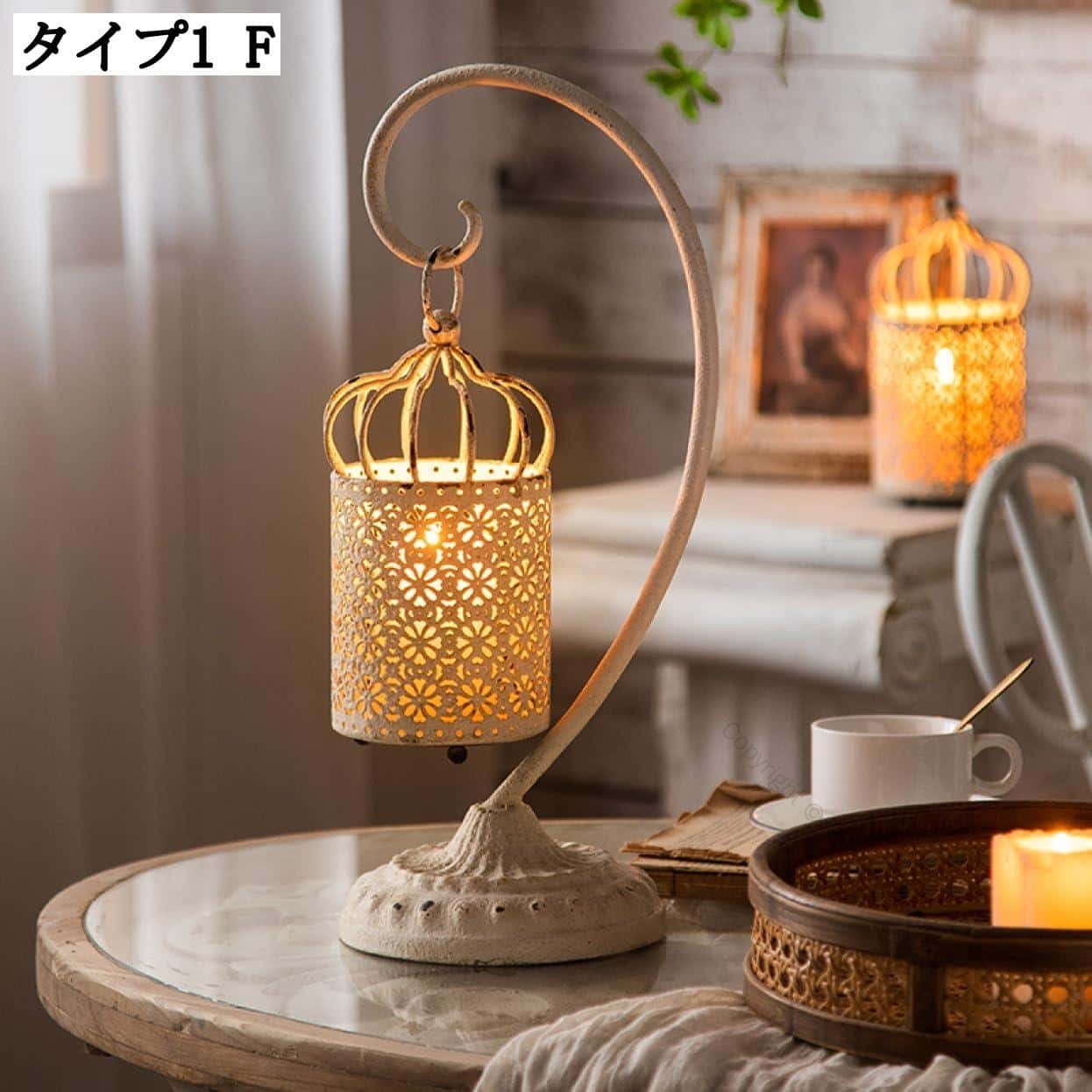 北欧 工芸品 アンティーク風 キャンドルホルダー 家の装飾 アウトドア インテリア おしゃれ 燭台 雰囲..