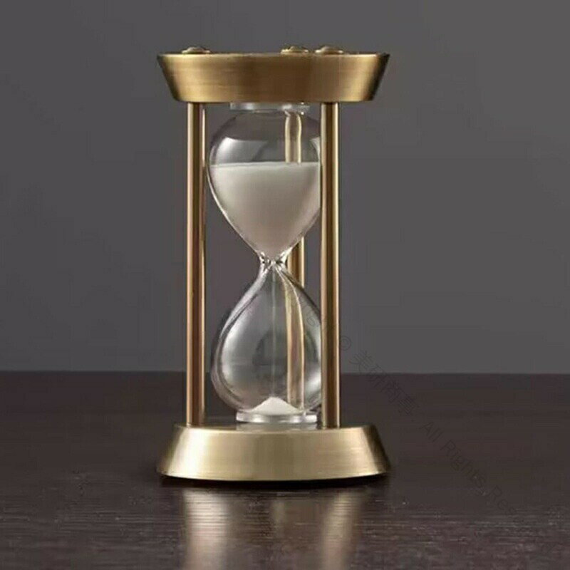 砂時計 オブジェ おしゃれ 白 置物 タイマー砂時計 15分計 ガラス製 雑貨 装飾品 創造性豊かなインテリ..