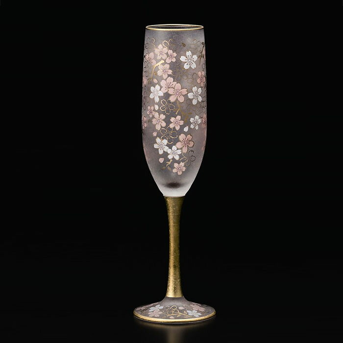 『アデリア エル・ドラード SAKURA flute 180ml』【桜 さくら グラス 酒器 日本酒 ...