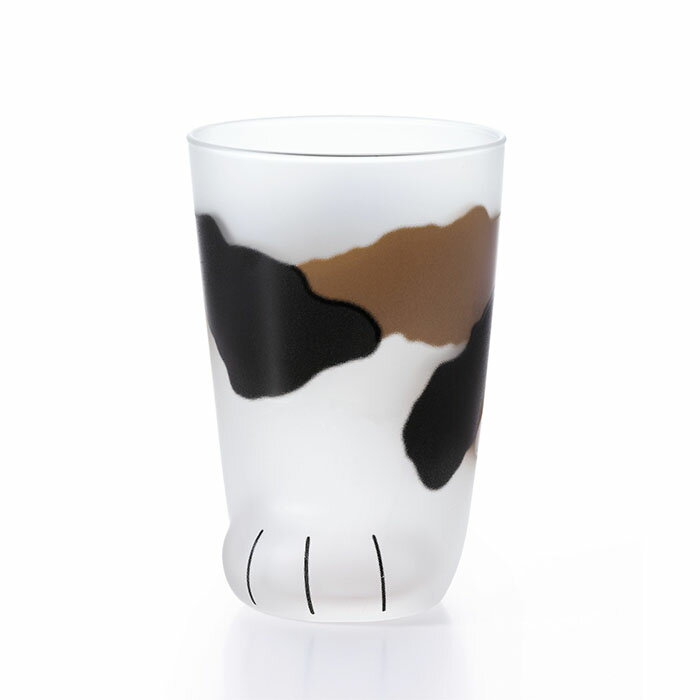 Rakuten - 『アデリア coconeco ここねこ 親猫ミケ グラス 300ml』【猫グッズ ねこ ネコ タンブラー グラス コップ 肉球 猫 コップ 猫グッズ 猫好き グッズ 猫足 肉球 プレゼント 親子 グラス 可愛い 雑貨 ネコ 食器　ミケ ブチ 茶トラ 子供 サバトラ 日本製】