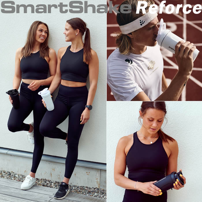 『スマートシェイク リフォース 900ml ステンレススチール』＜smartshake Reforce 30oz＞