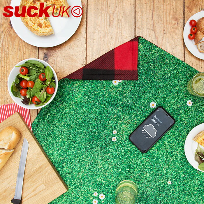 Rakuten - 『インドアピクニック ブランケット』【suck UK ピクニックマット マット ラグ チェック フリース ブランケット インテリア】