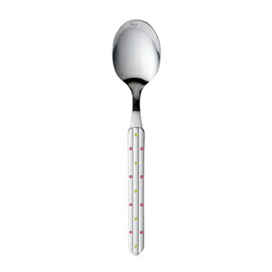 　商品名 トレビ コーヒースプーン ピンク 商品説明 テーブルの雰囲気に合わせてセッティング。カトラリーは重要なポイントです。 サイズ 127mm 材質 18-0 ステンレス 区分 食器/カトラリー/キッチン雑貨/スプーン JAN 4521540117837
