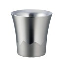 【送料無料】『富士山 ダブルカップ 270ml』【カップ コップ ステンレス 酒用品 バー用品 雑貨】