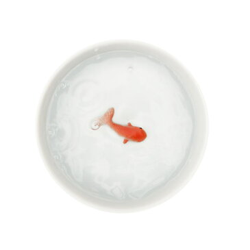 『ゴールドフィッシュ ペットボウル Goldfish Pet Bowl』【suckUK おもしろ雑貨 ペット ボウル フードボウル 金魚 猫用品 セラミック】