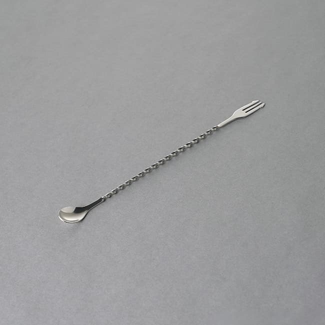 『スパイラル バースプーン L 左利き』【バー スプーン カクテル バー用品 バーテンダー 左利き】