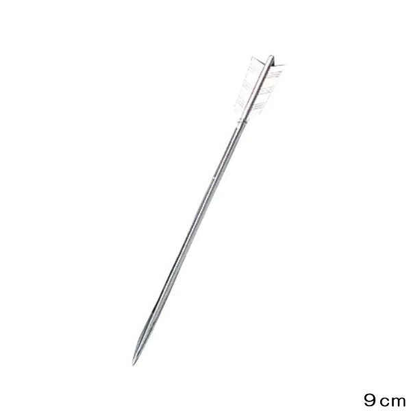 【ゆうパケット対応】『トーダイ 18-8 ステン矢羽根ブロセット（ブロシェット） 9cm』【矢 羽根 ブロセット 串 料理 雑貨】