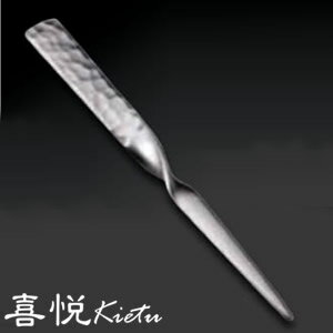 【ゆうパケット対応】『トーダイ 喜悦 ヘッドアップピック 槌目スクリューピック KP-20 ステンレス』【TODAI きえつ ピック 槌目 スクリュー ケーキ デザート カトラリー】