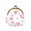 【ゆうパケット対応】『春いろ(桜) 2.5丸小銭入れ』【さくら 桜 春いろ 小銭入れ がま口 小物入れ ポーチ 和風小物 桜柄日本製 雑貨】