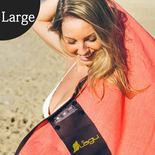 『lagu ビーチブランケット ラージ』【ラグ ビーチ 海 ブランケット クイックドライ】