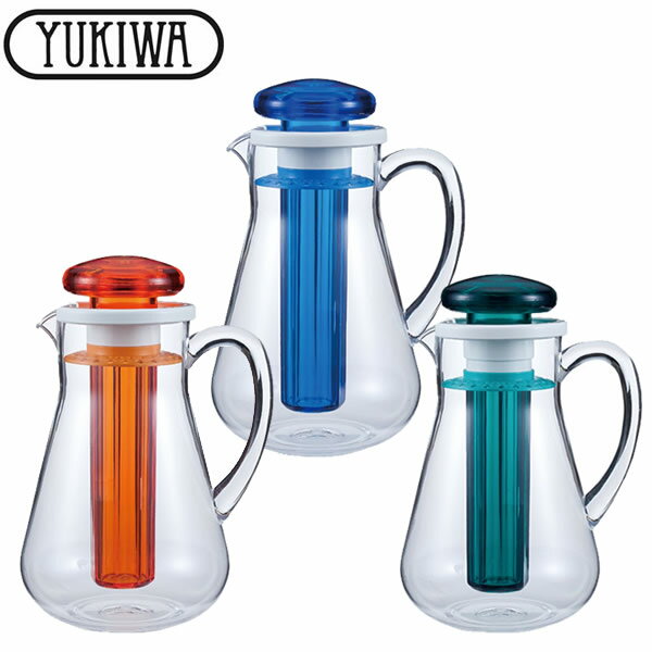 『ユキワ ウォーターポット カラー 1900cc』【YUKIWA ピッチャー 水差し ウォーターピッチャー水さし お茶入れ 冷水ポット 麦茶 ポット アイス コーヒー 冷蔵庫】