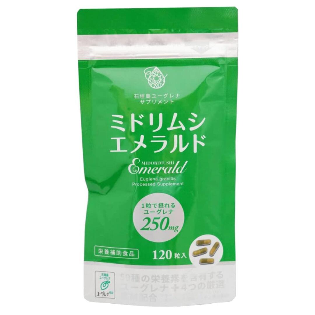 乐天商城 - ミドリムシエメラルド ユーグレナ 120粒