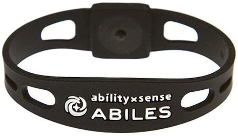 ABILES アビリス PLUS ブレスレット/アンクレット ブラック LL 20cm 440336