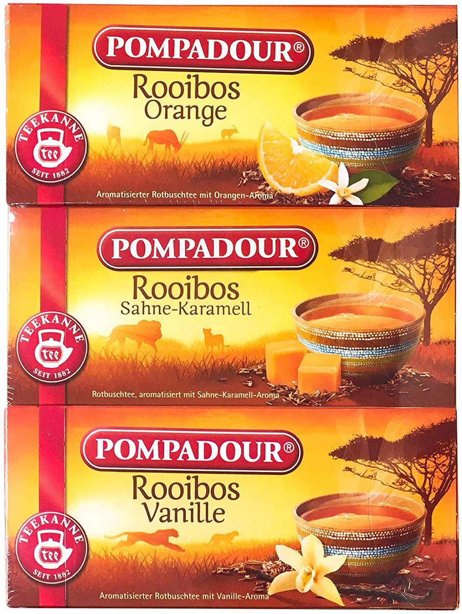 ポンパドール ルイボスティー20TB ×3種セット(105g)[オレンジ、キャラメル、バニラ] ティーバッグのサムネイル